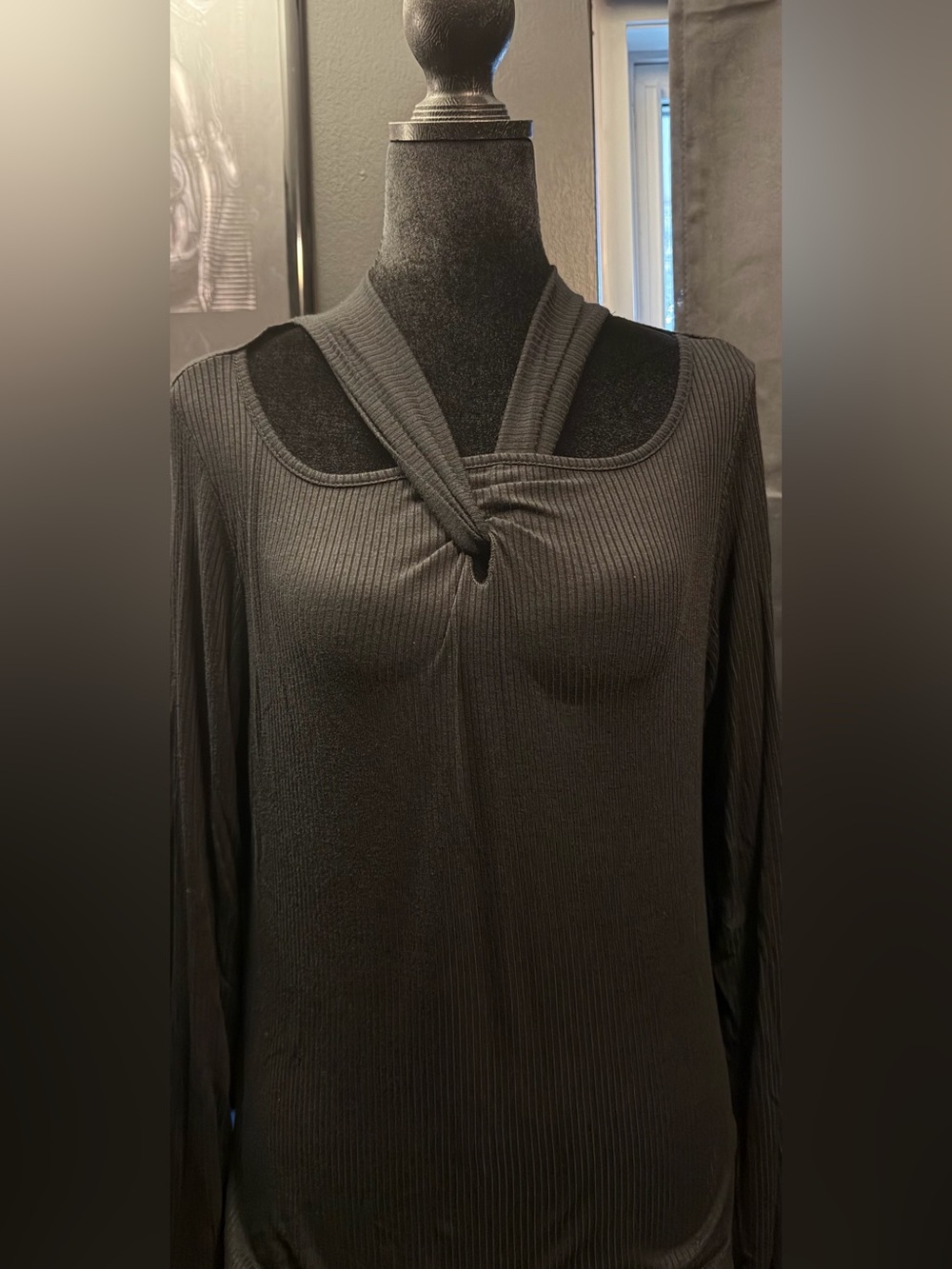 Avant Garde Cross Keyhole Top